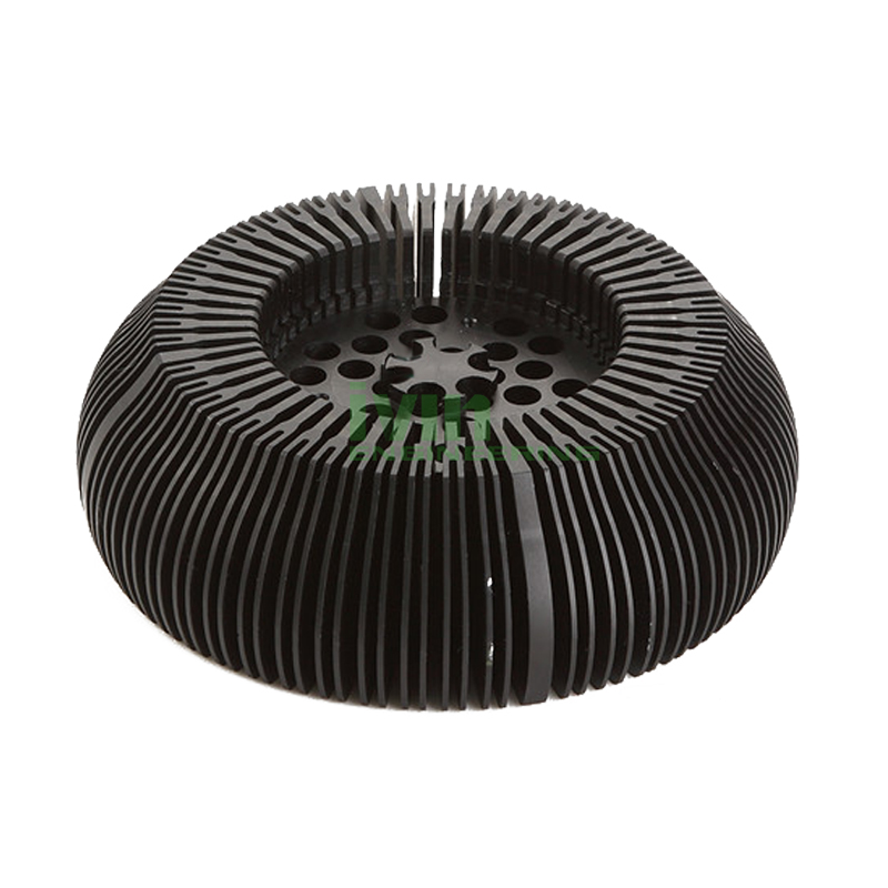 CNC machining LED heat sink, 25W LED heat sink.