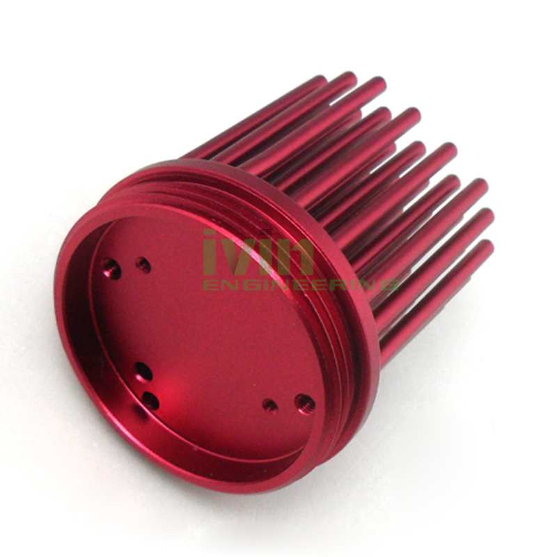 ​Cold forge LED heat sink, LED cold forge heatsink.