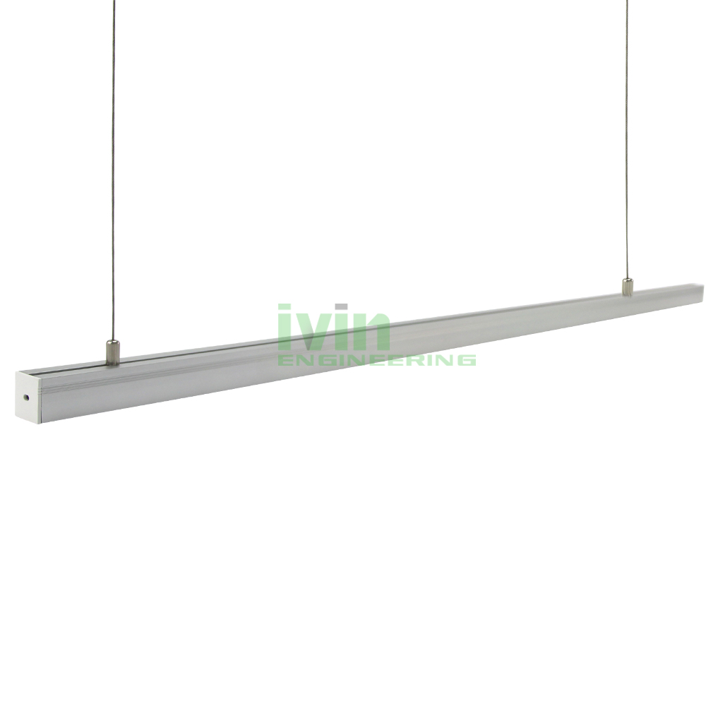LED pendant light linear heatsink, LED linear light pendant housing.