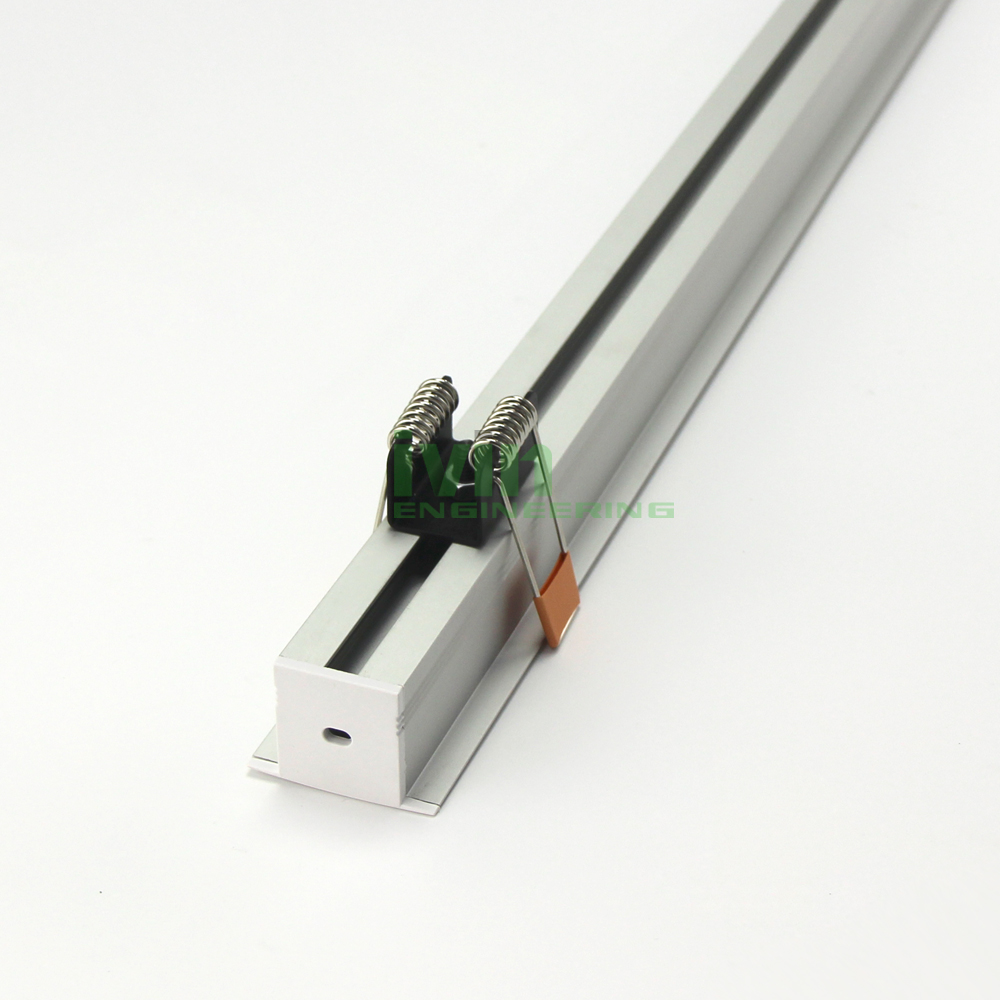 LED ceiling recessed light housing kit, LED linear light recessed type.