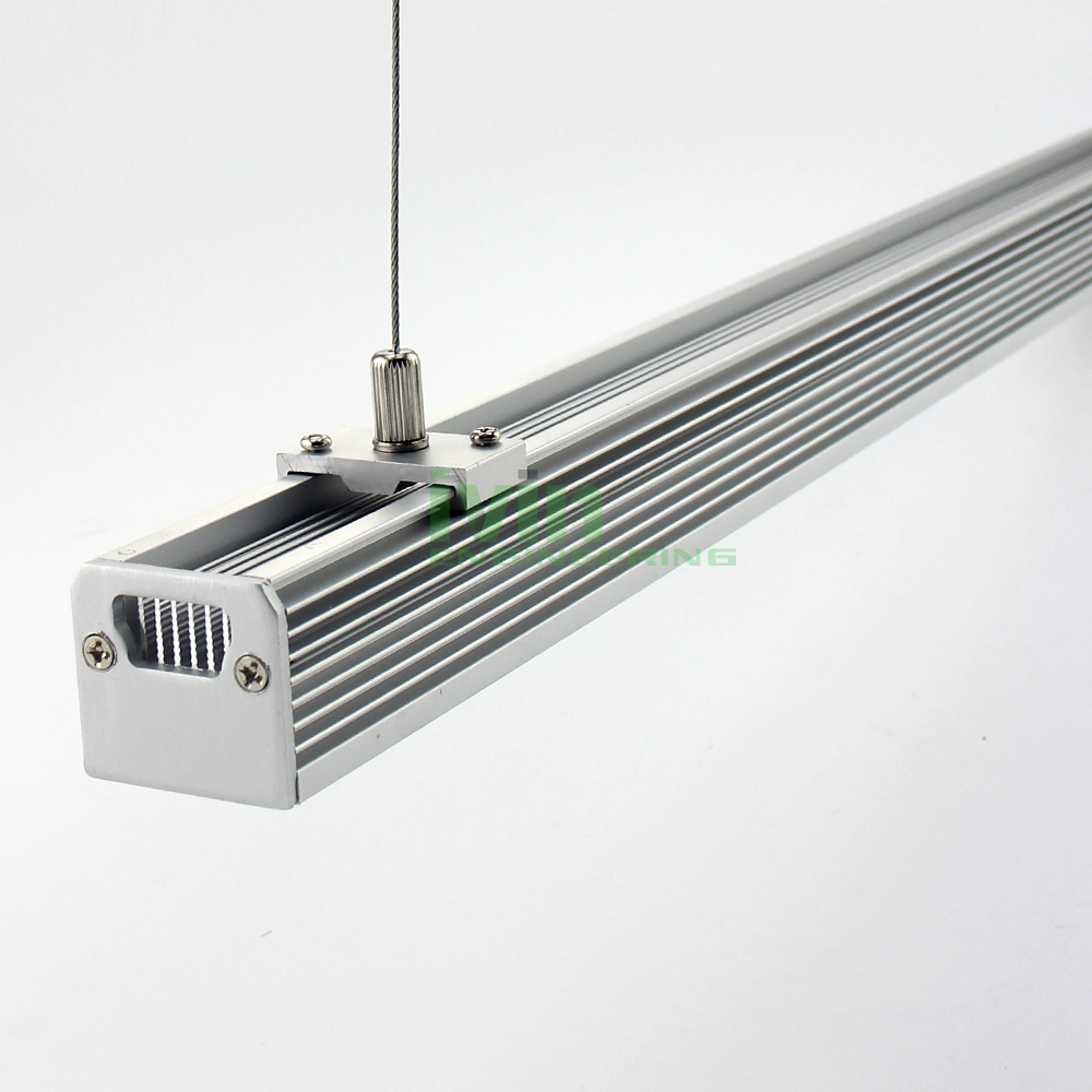 LED pendant light casing, Pendant LED linear light high power heat sink.