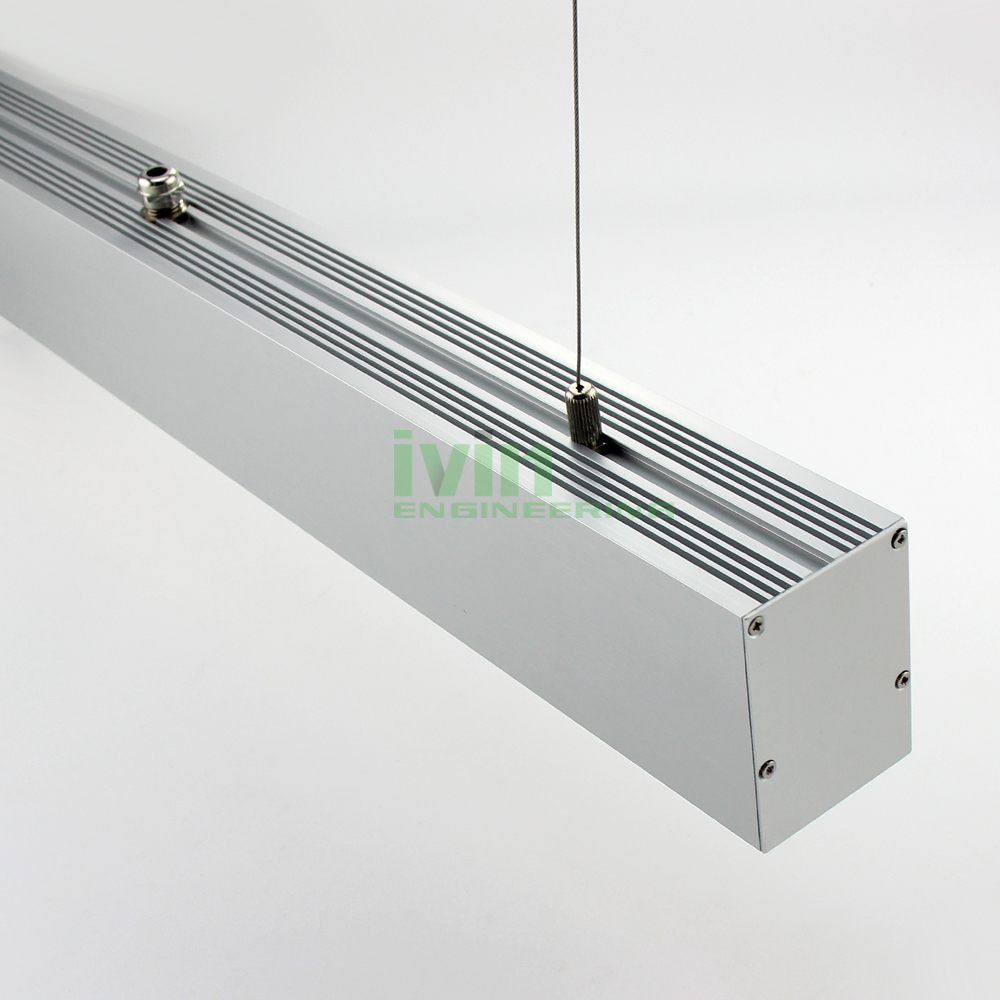 45W LED pendant linear light housing, LED pendant light heat sink.