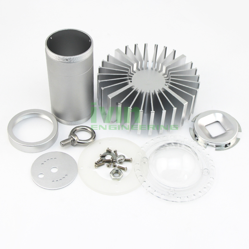 LED low bay light housing set, 50W low bay light heat sink.